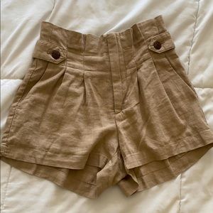 ✨Academia aesthetic ✨Tan high waisted shor…